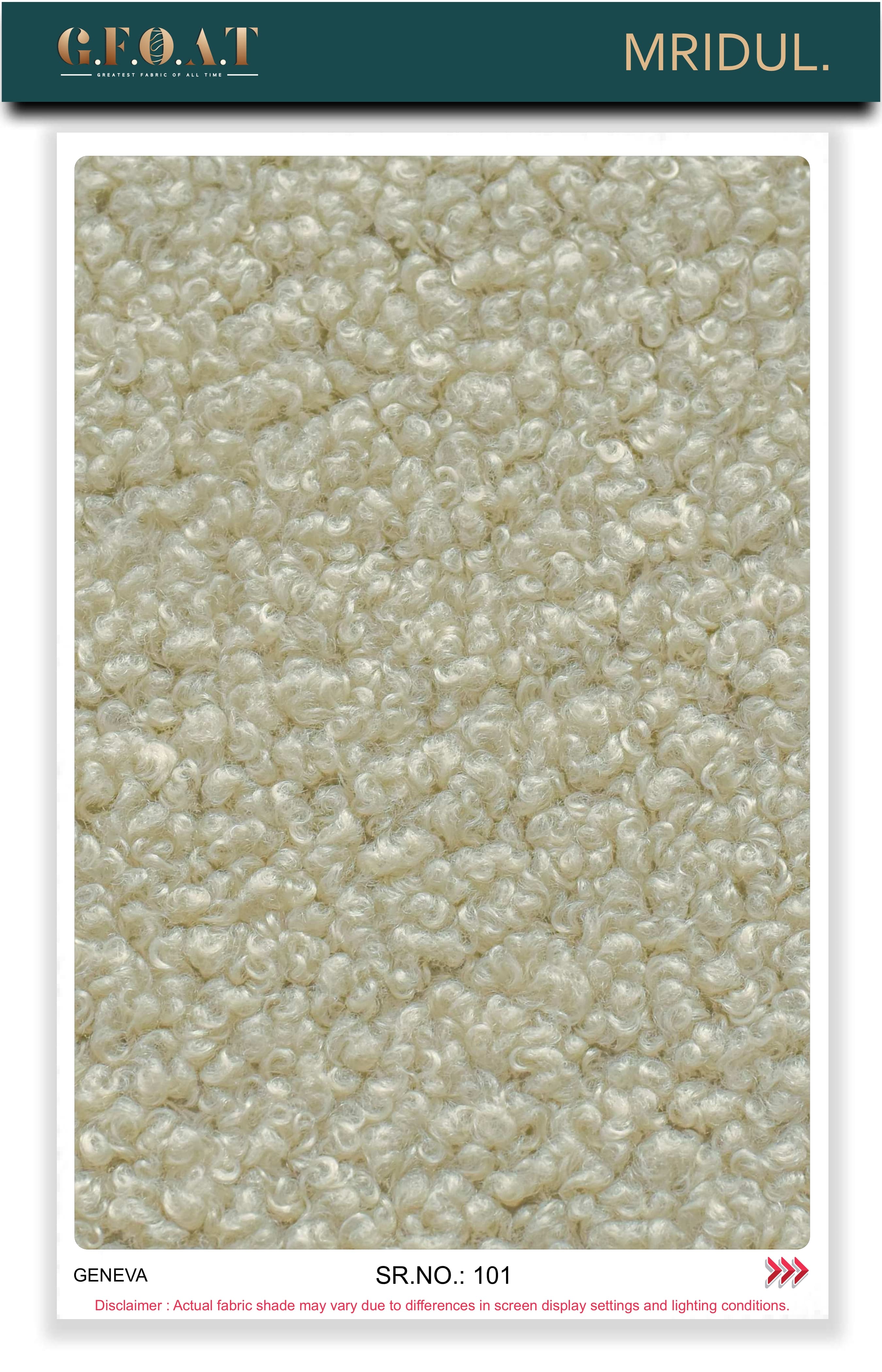 GENEVA 101 MRIDUL textured polyester catalogue board