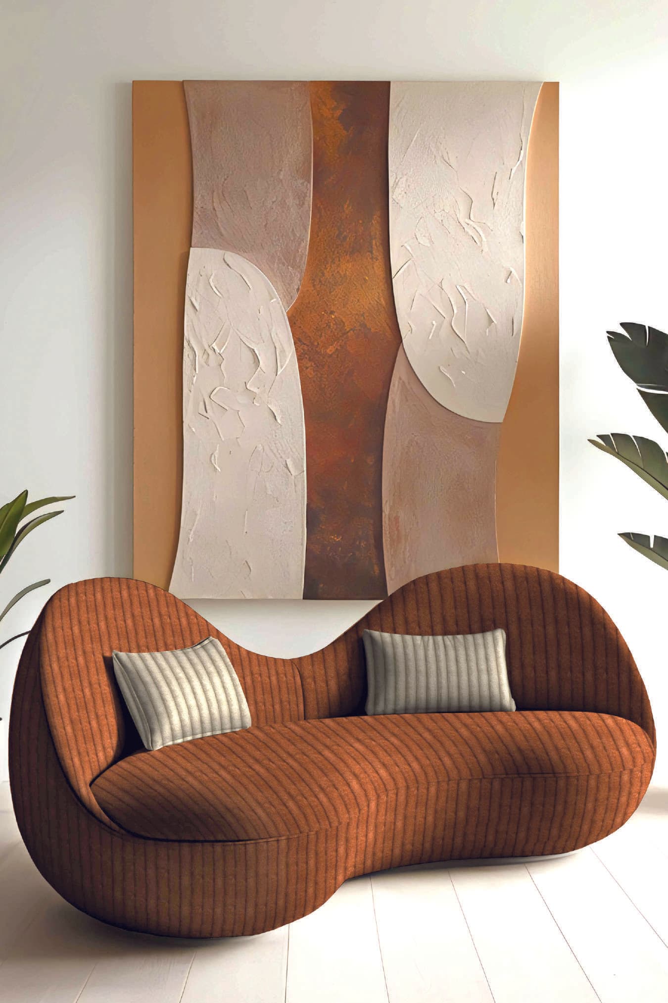 Usagi sculpture sofa image from the supplied catalogue